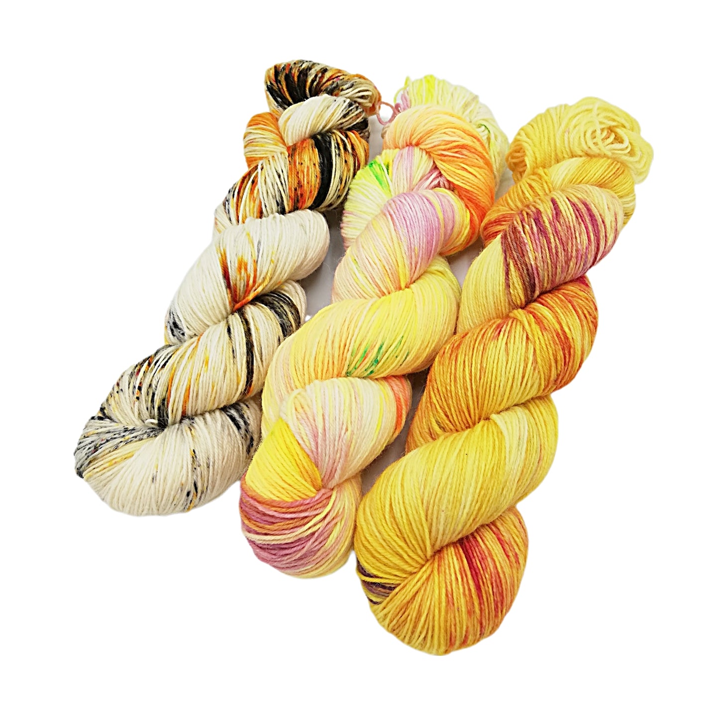 Garn-Set Sockenwolle 3x100g 75 Wolle, 25 Polyamid #386