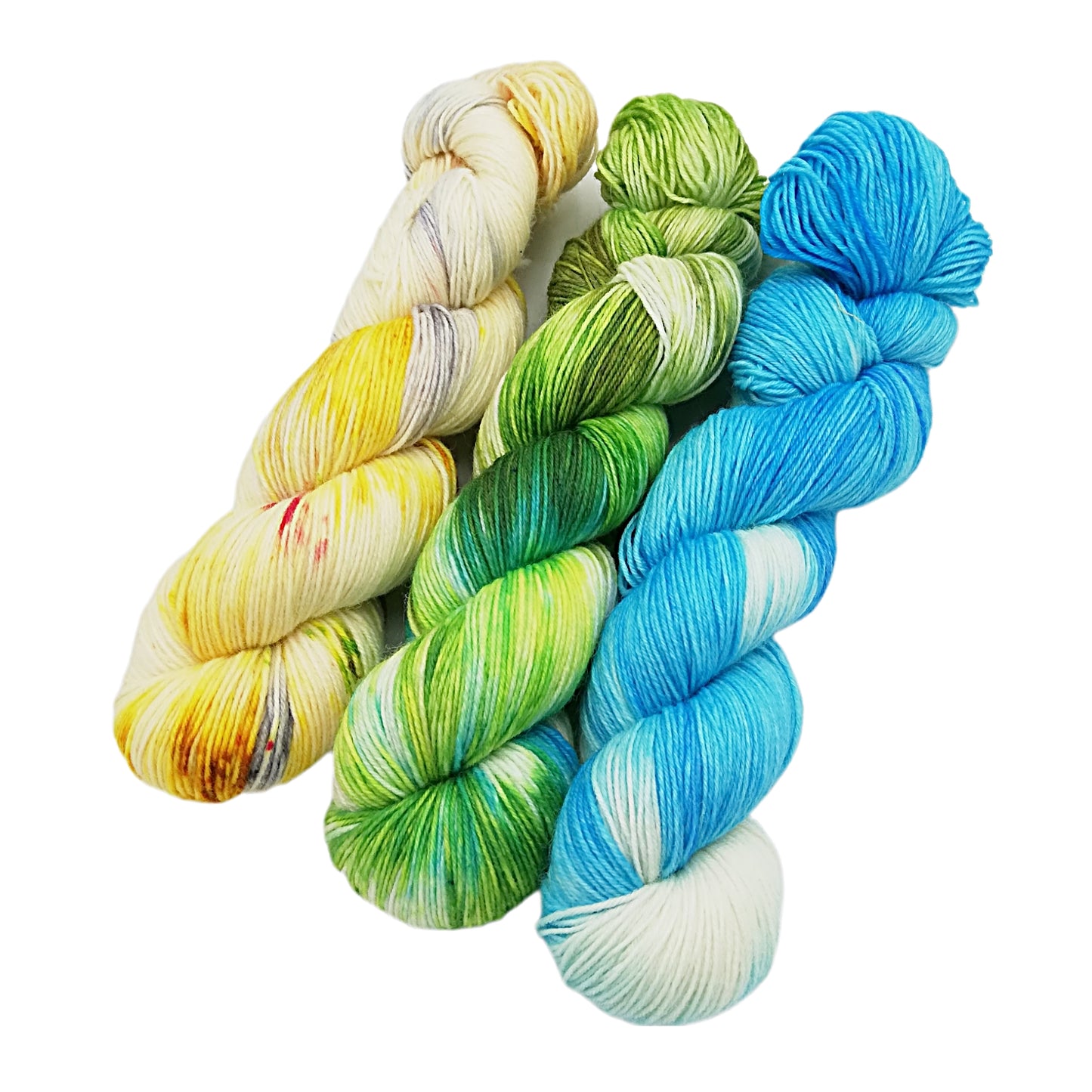 Garn-Set Sockenwolle 3x100g 75 Wolle, 25 Polyamid #387