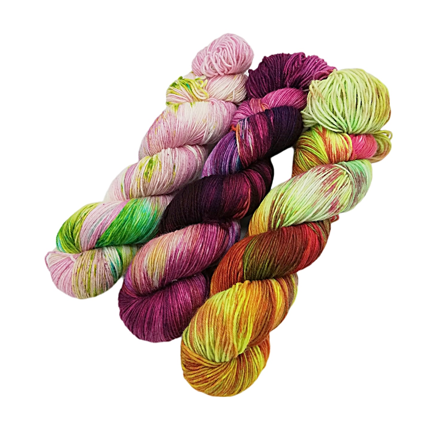 Garn-Set Sockenwolle 3x100g 75 Wolle, 25 Polyamid #390
