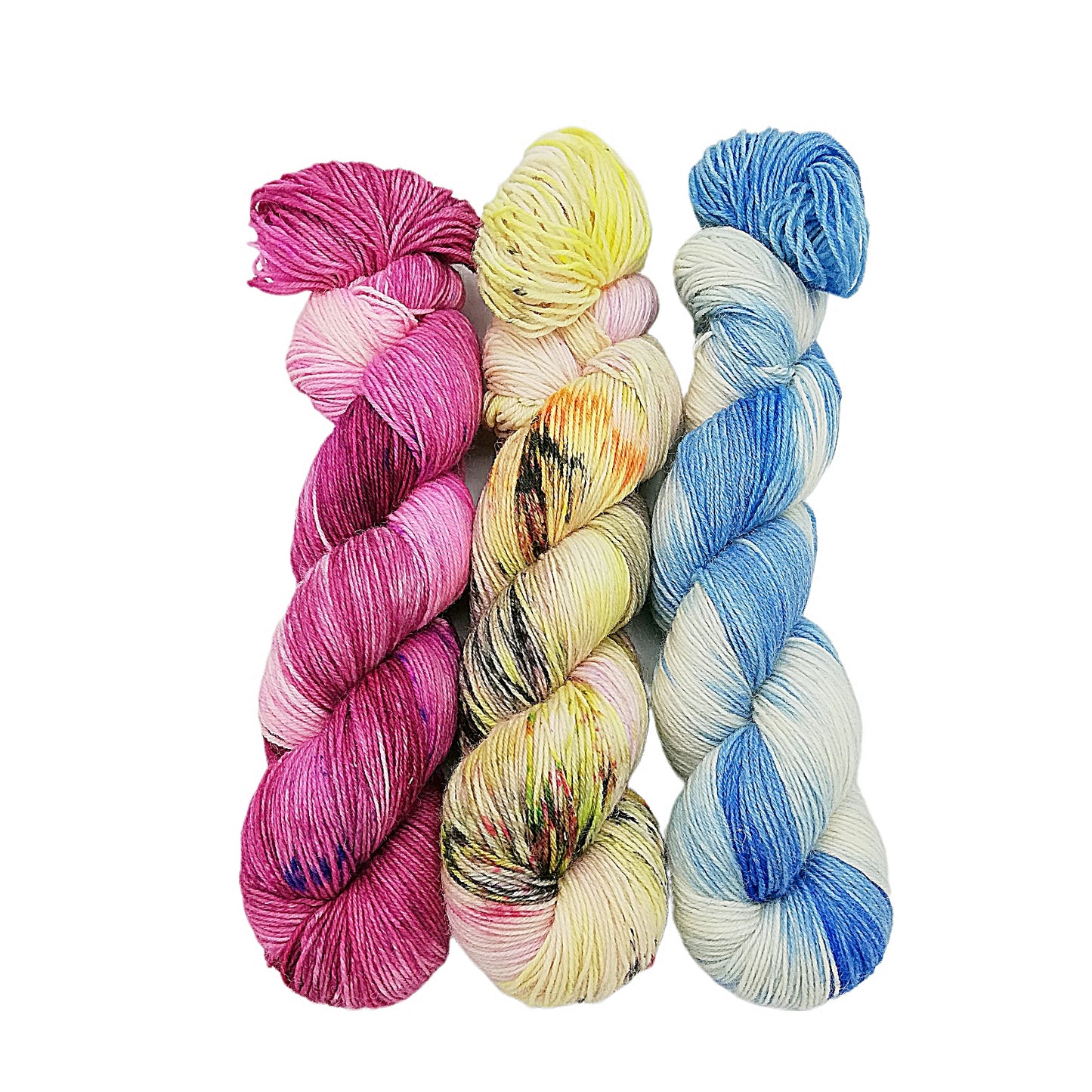 Garn-Set Sockenwolle 3x100g 75 Wolle, 25 Polyamid #361