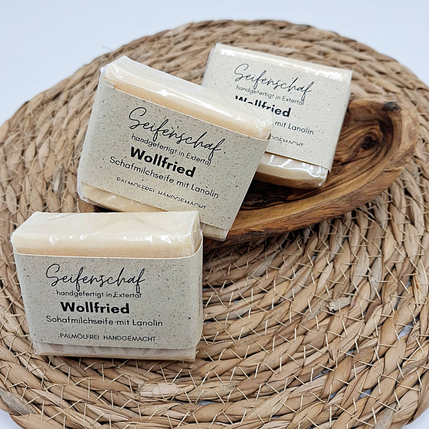 Wollfried – handgemachte Naturseife mit Schafmilch & Lanolin