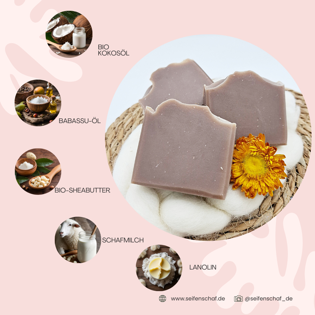 "Wolltraut" Schafmilchseife mit Lanolin
