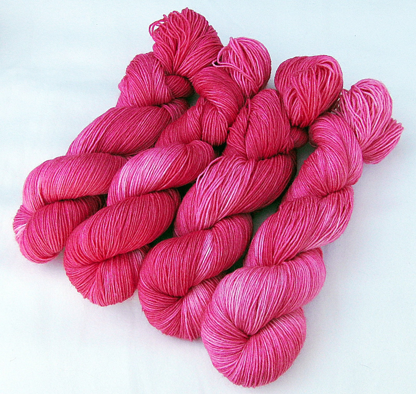 Sockenwolle SEMISOLID handgefärbt 100 g "ROT"