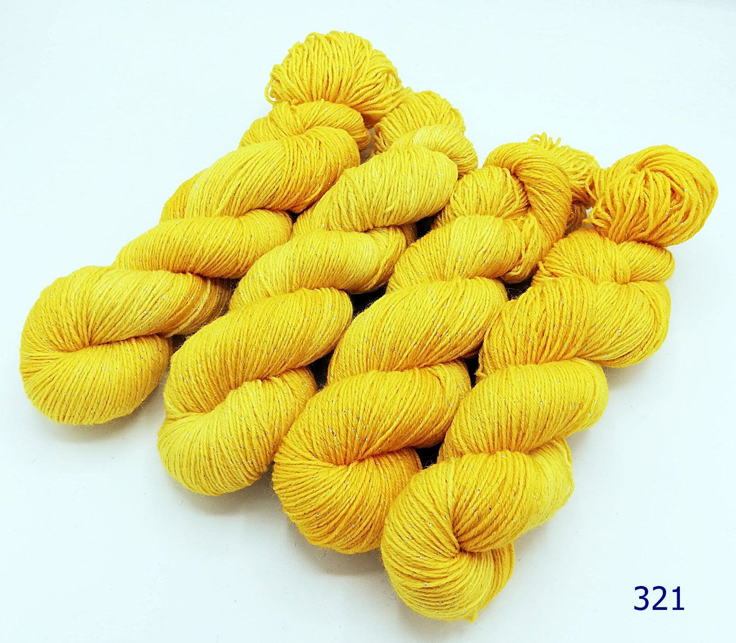 Sockenwolle *Glitzer* 100g Nr.321
