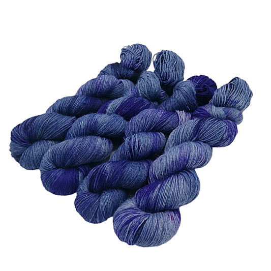 Sockenwolle  GRIZZLY handgefärbt 75  Wolle, 25 Polyamid 100 g   Nr.125