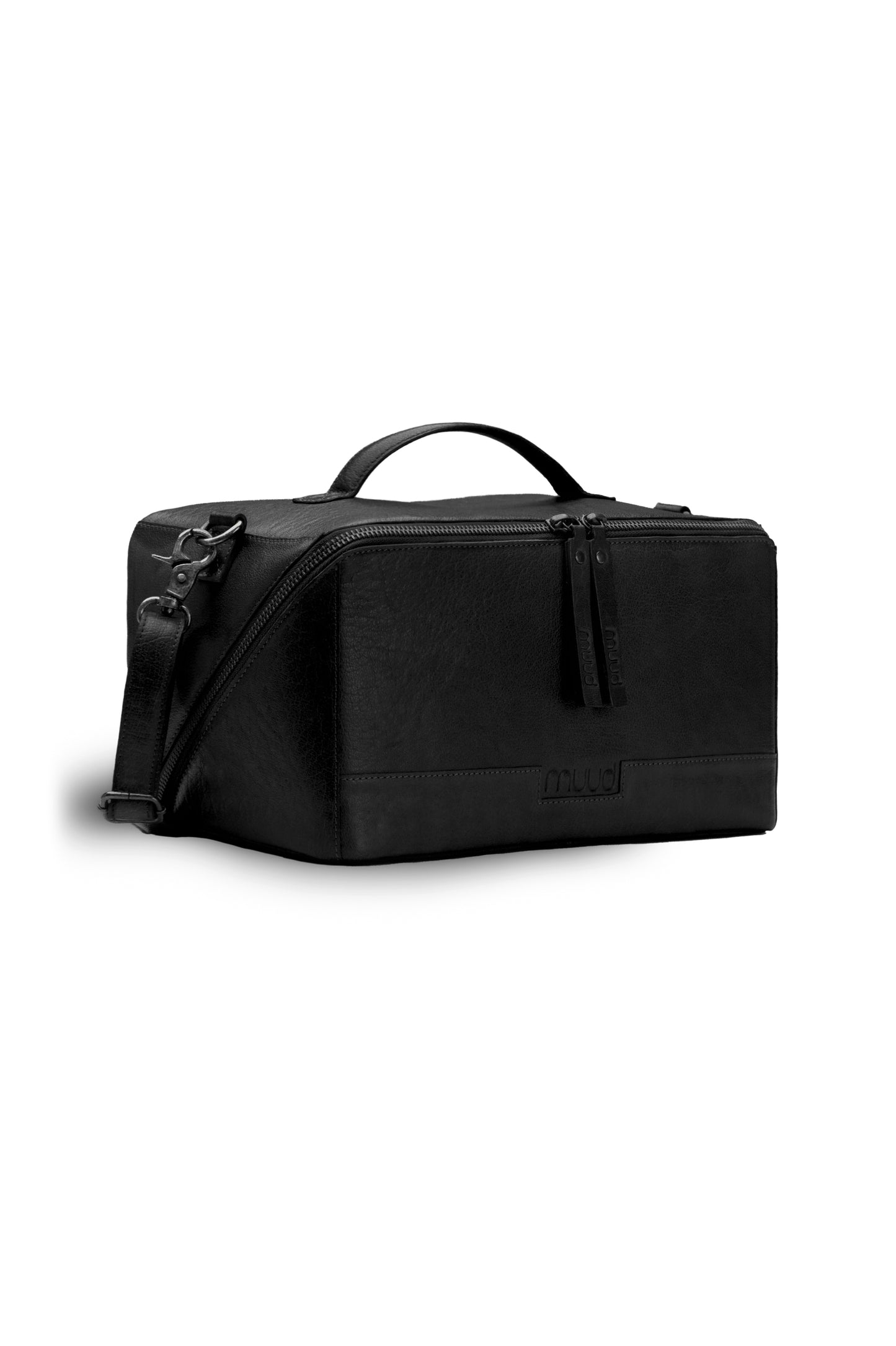 MUUD Cleo Midi – Projekttasche aus Leder | Black