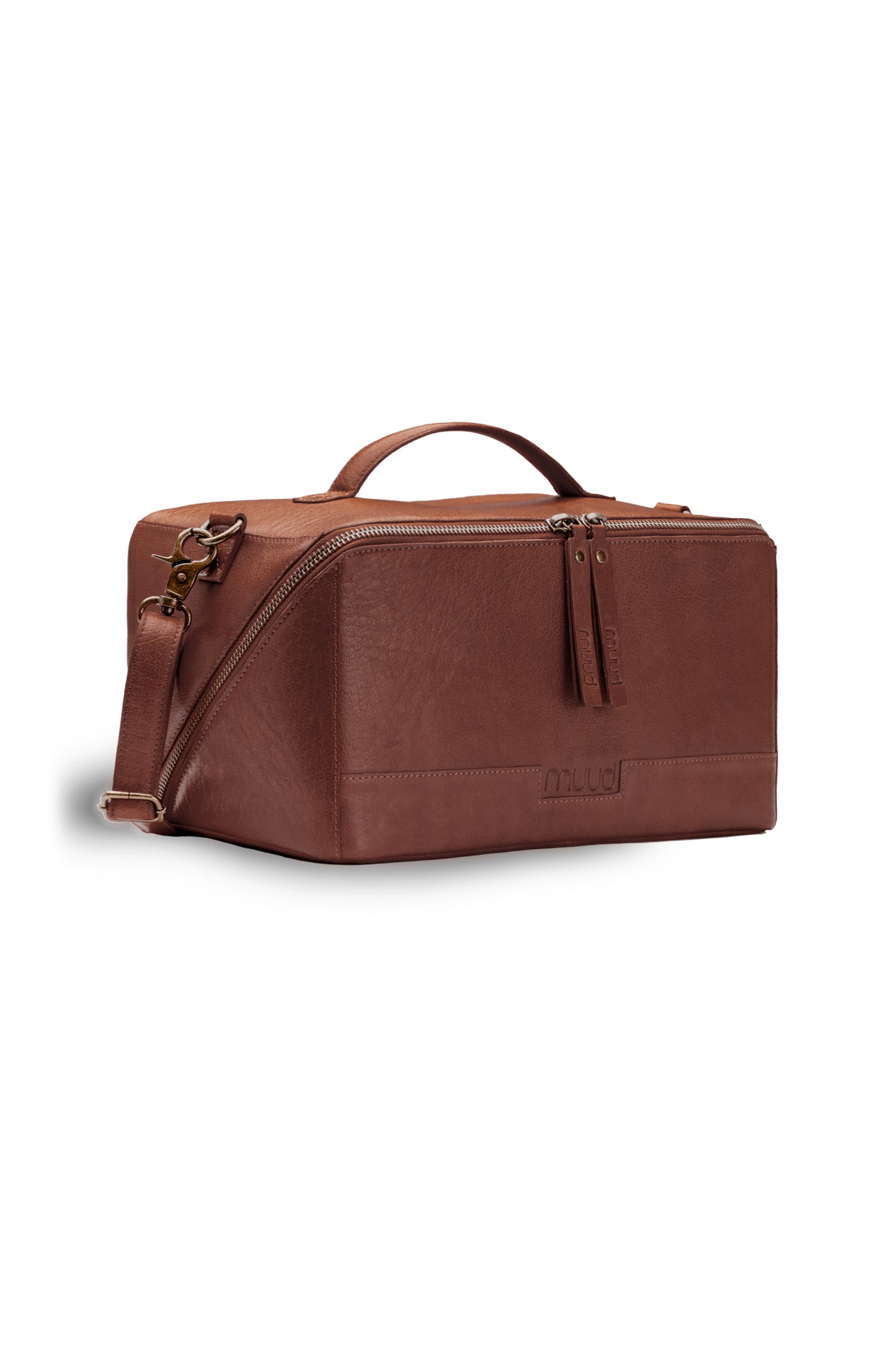MUUD Cleo Midi – Projekttasche aus Leder | Rich Brown