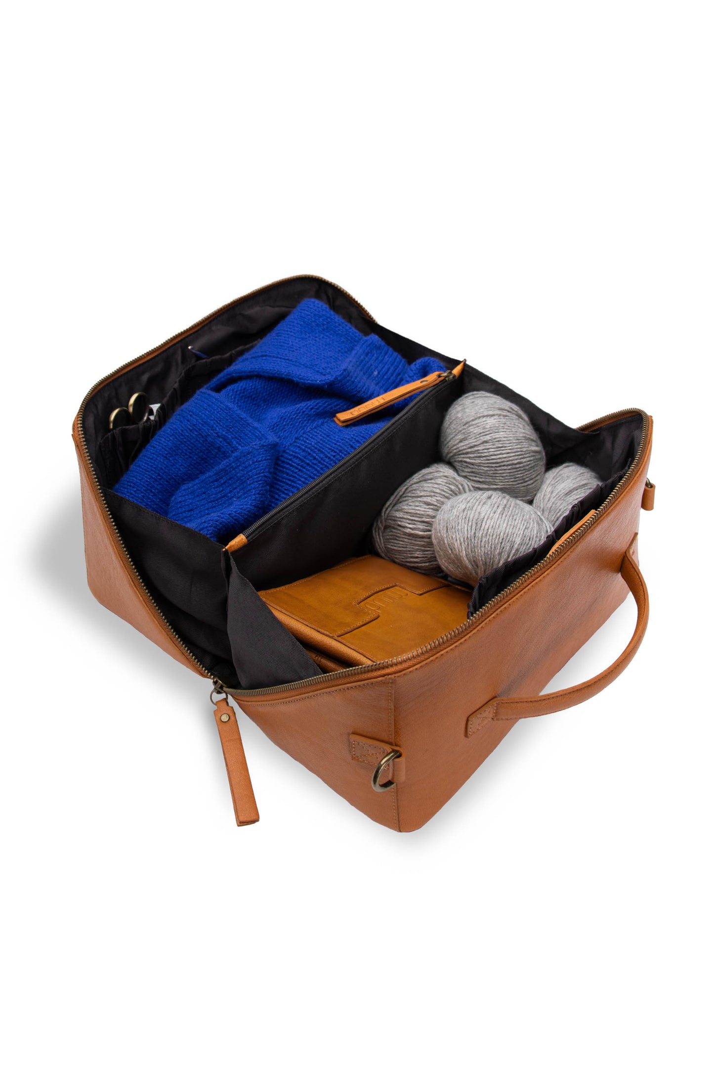 MUUD Cleo Midi – Projekttasche aus Leder | Whisky