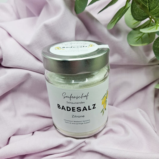 Bade Salz „Zitrone“ – erfrischender Badegenuss