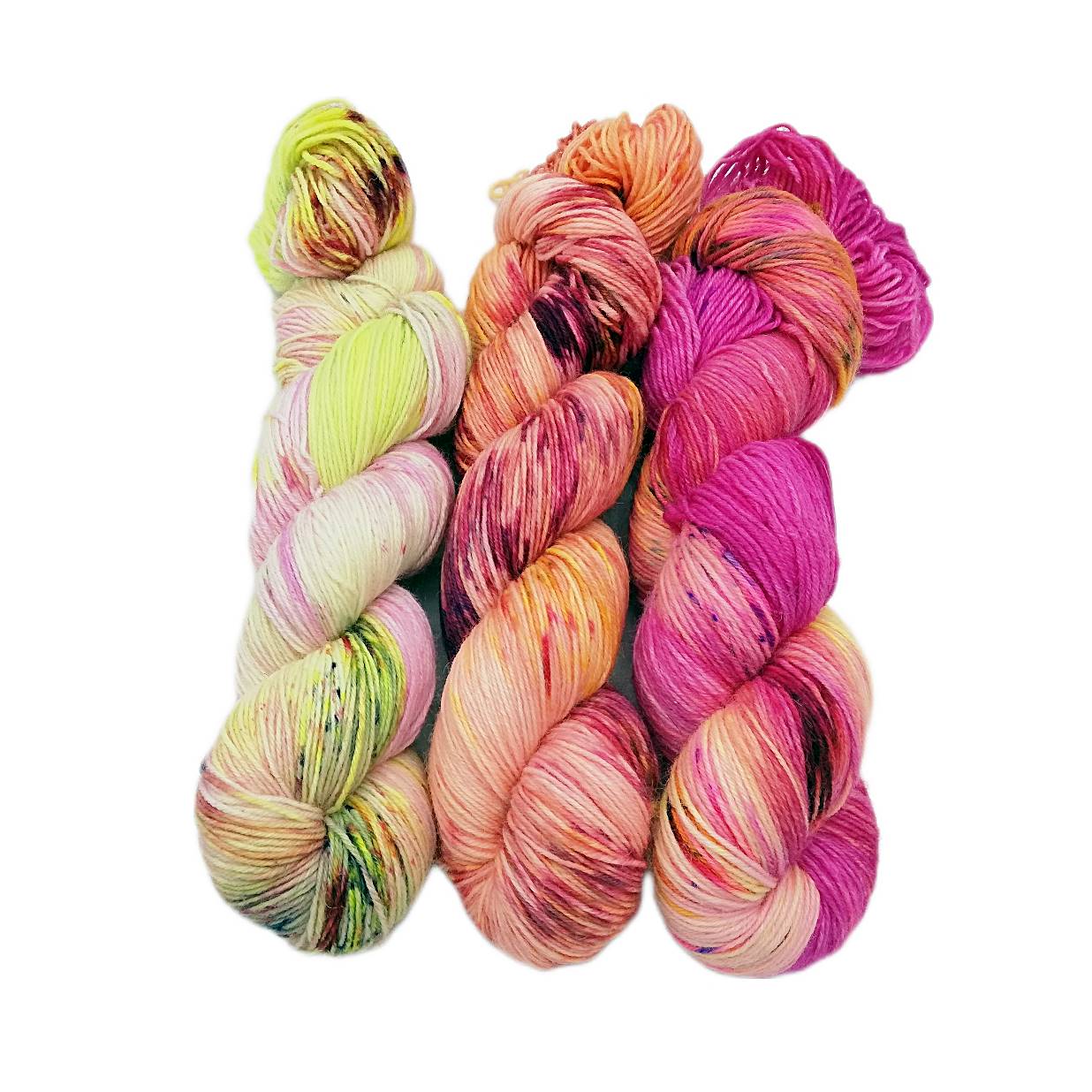 Garn-Set Sockenwolle  3x100g  75  Wolle, 25 Polyamid  #347
