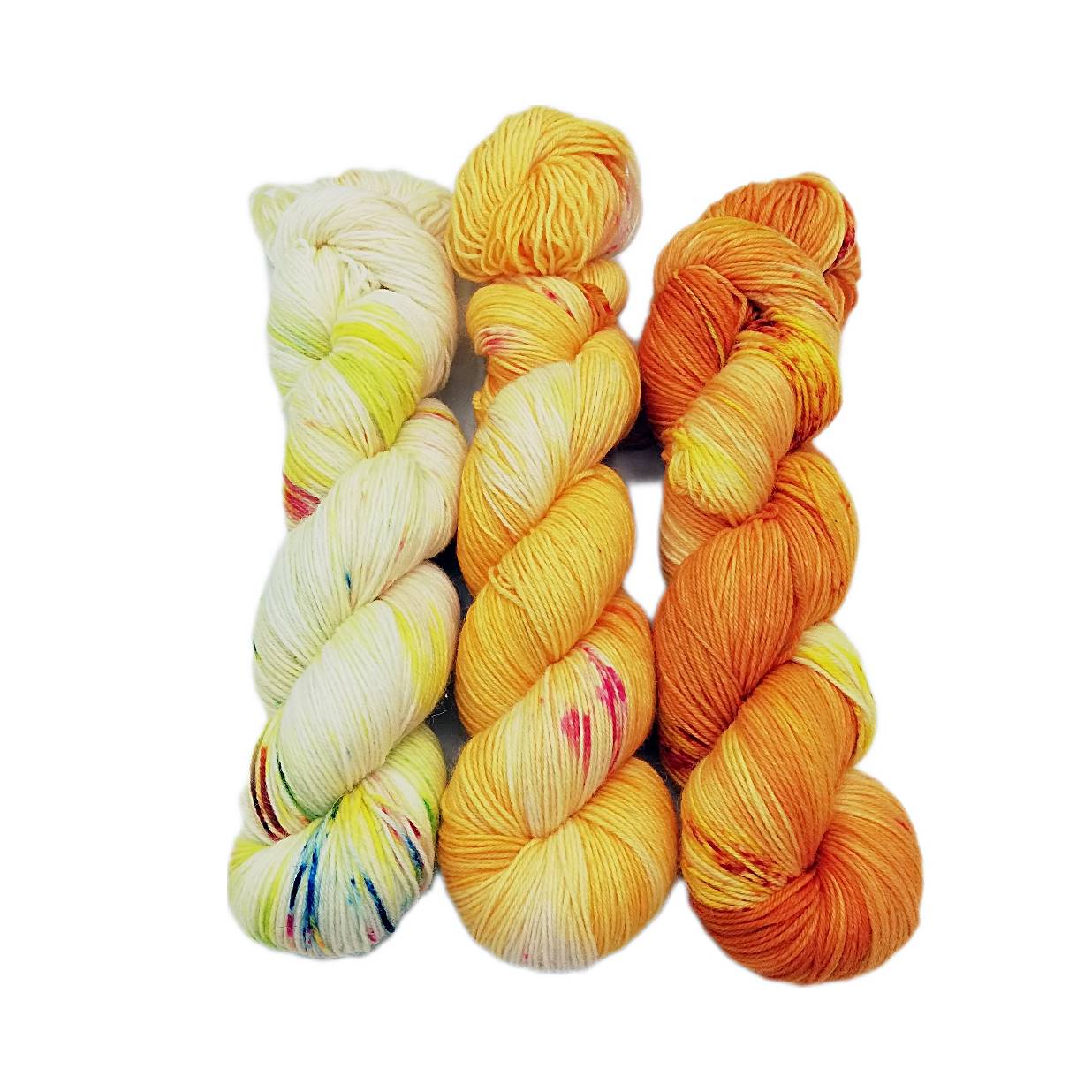 Garn-Set Sockenwolle  3x100g  75  Wolle, 25 Polyamid  #352
