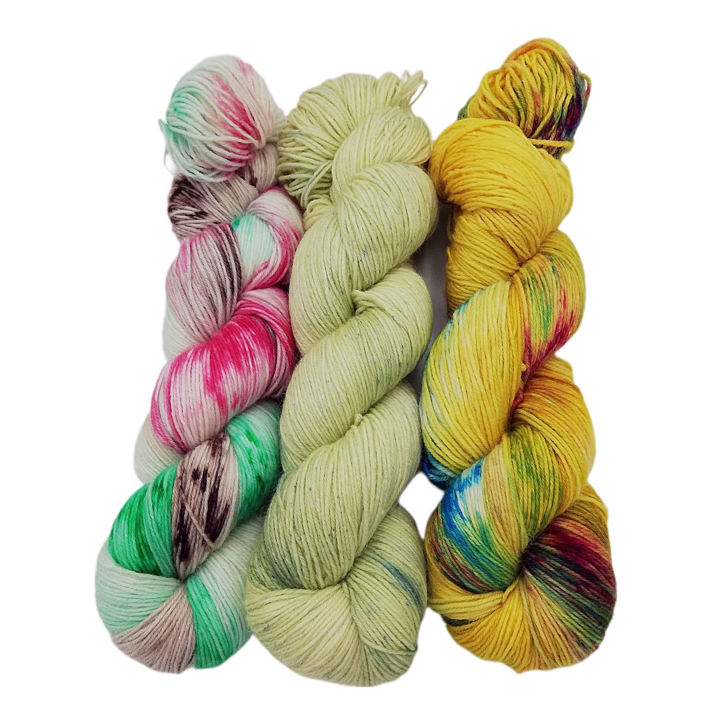 Garn-Set Sockenwolle  3x100g  75  Wolle, 25 Polyamid  #363