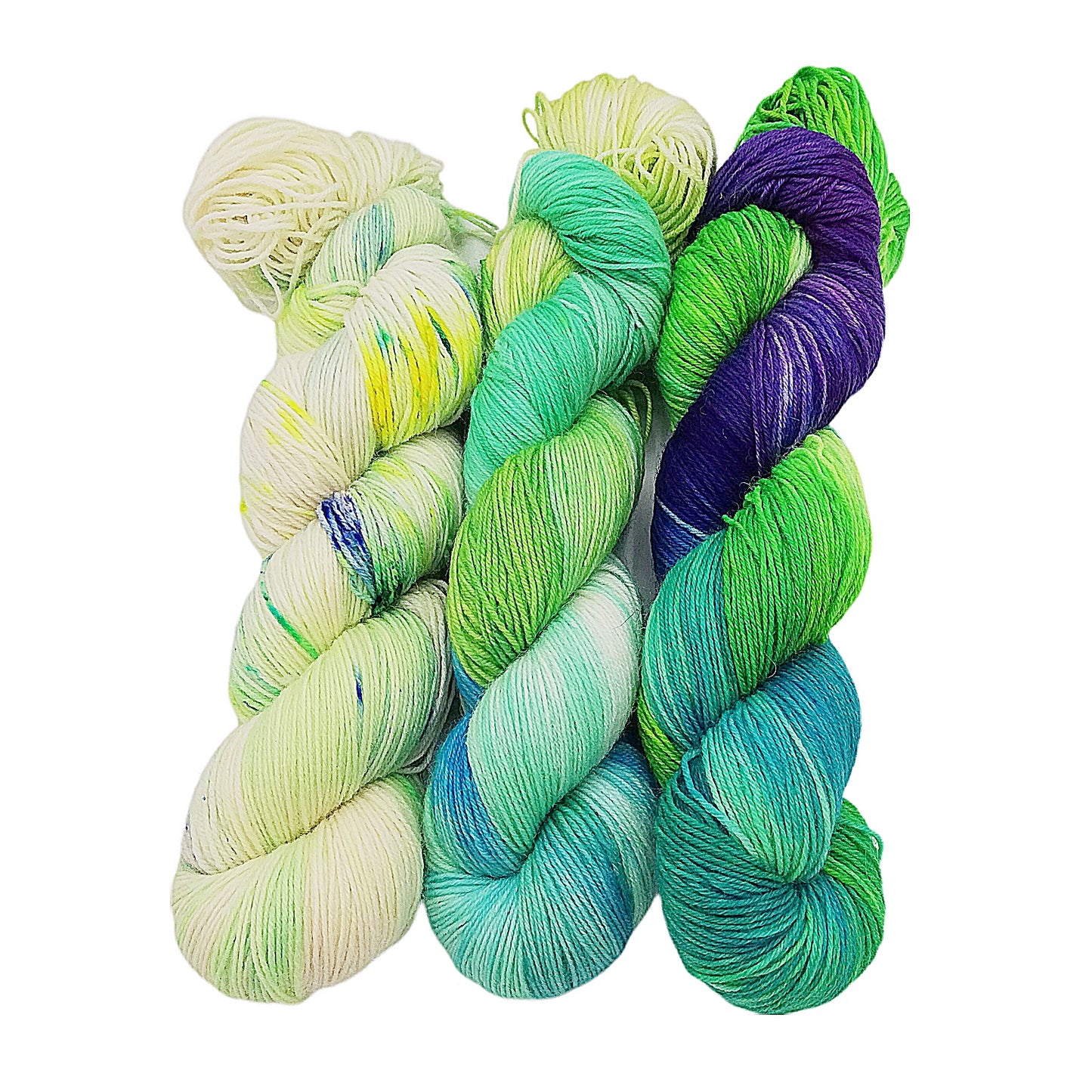 Garn-Set Sockenwolle  3x100g  75  Wolle, 25 Polyamid  #365