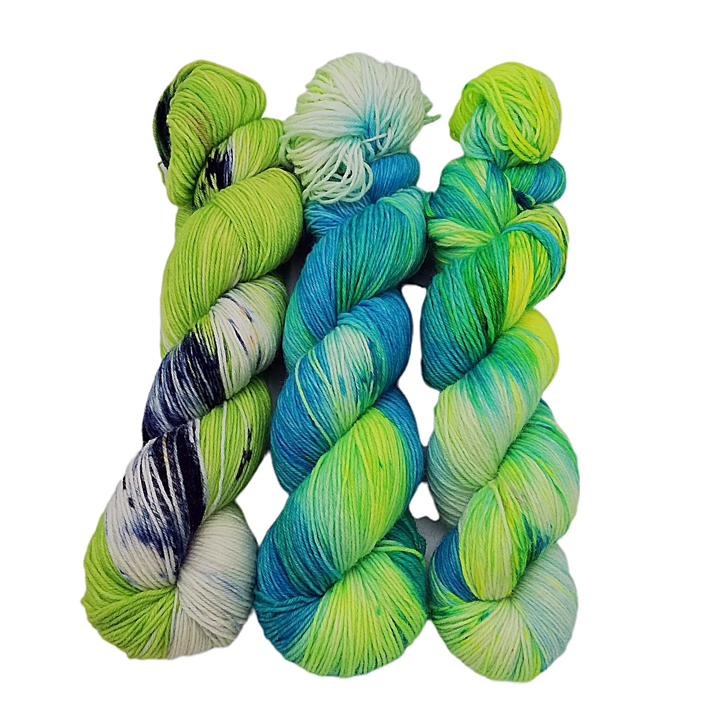 Garn-Set Sockenwolle  3x100g  75  Wolle, 25 Polyamid  #371
