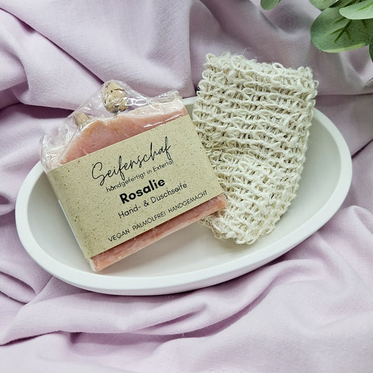 Geschenkset „Rosalie“ – rosige Verwöhnpflege für Hände & Körper