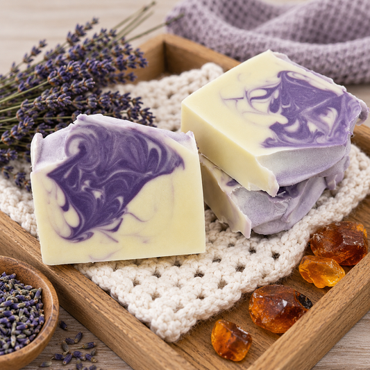 "Lavendel Amber" Hand-&Duschseife