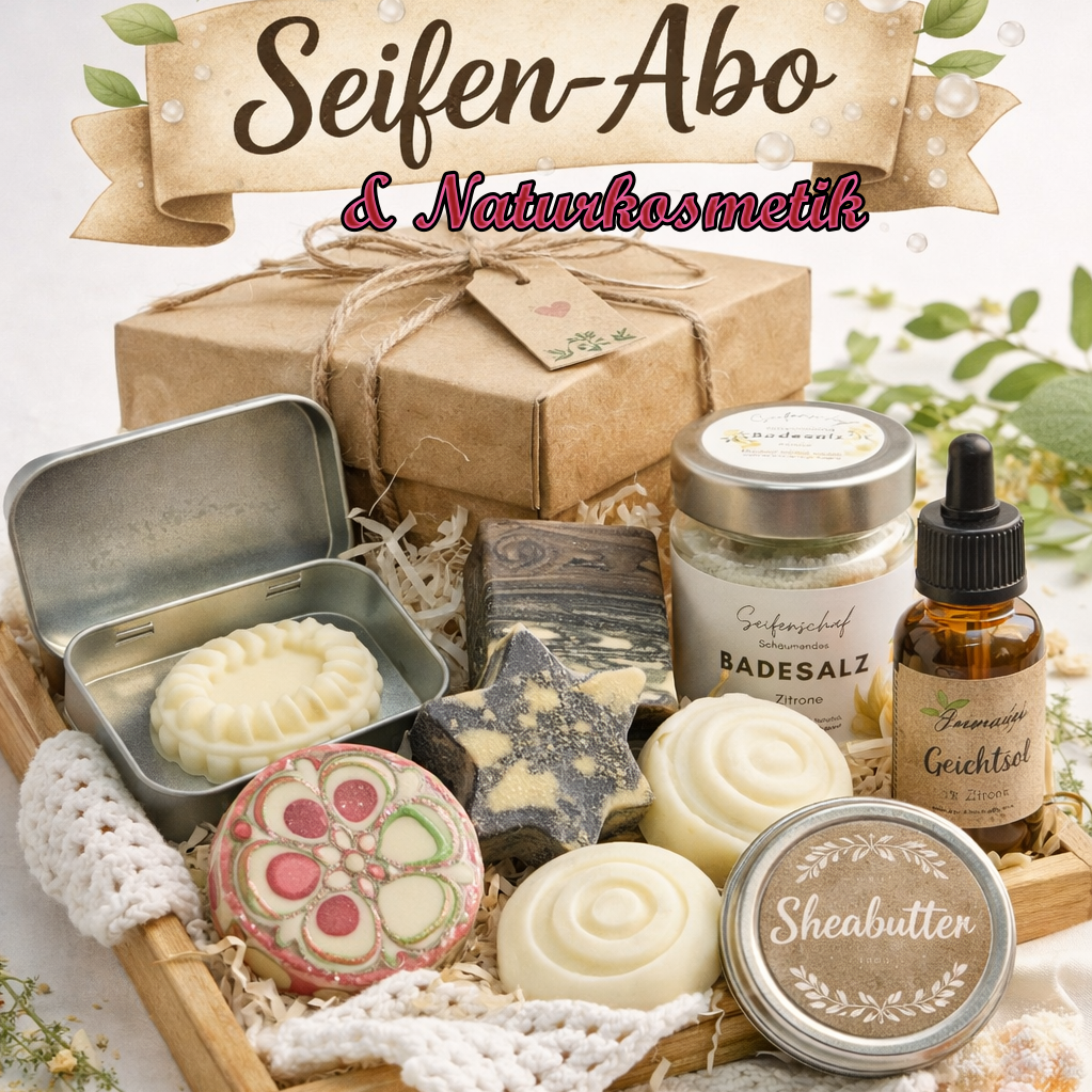 Seifen- & Naturkosmetik-Abo – handgemachte Pflege als Überraschung