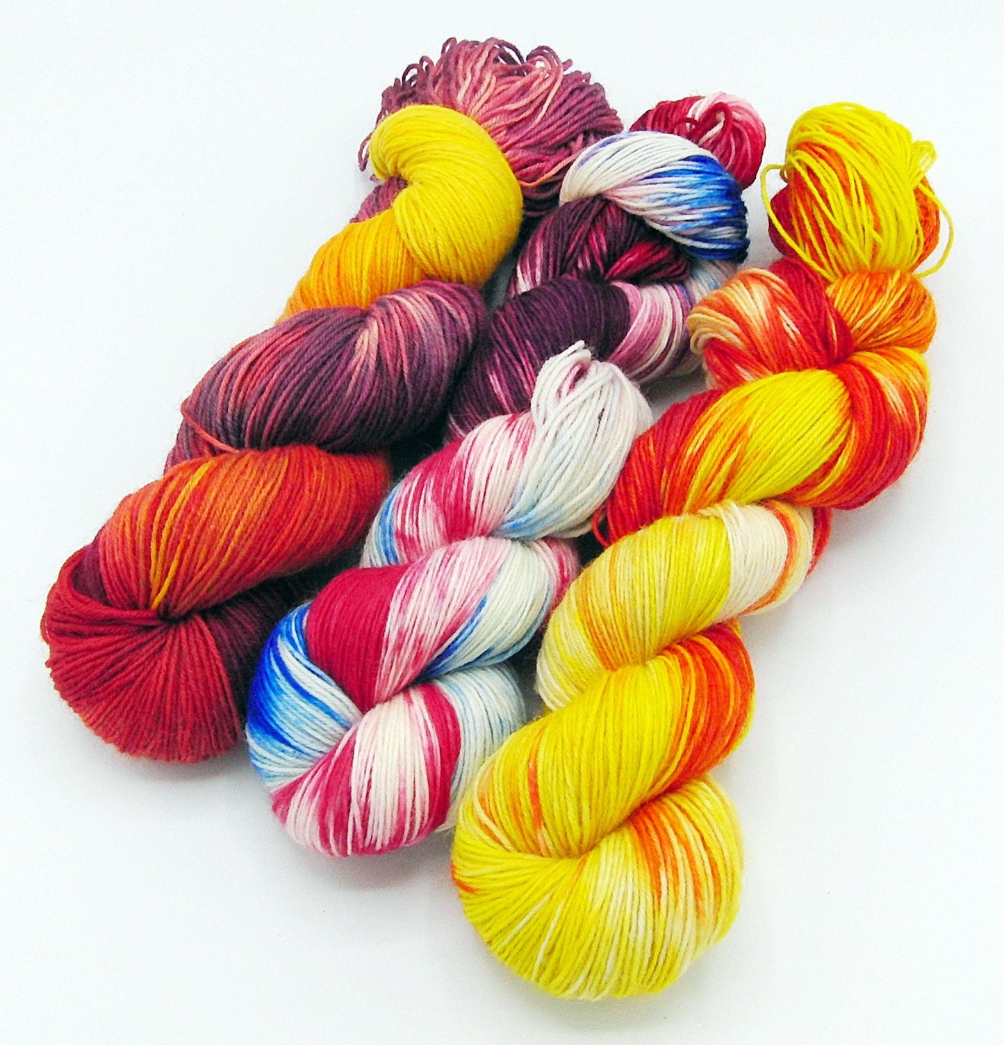 Garn-Set Sockenwolle  3x100g  75  Wolle, 25 Polyamid  #225