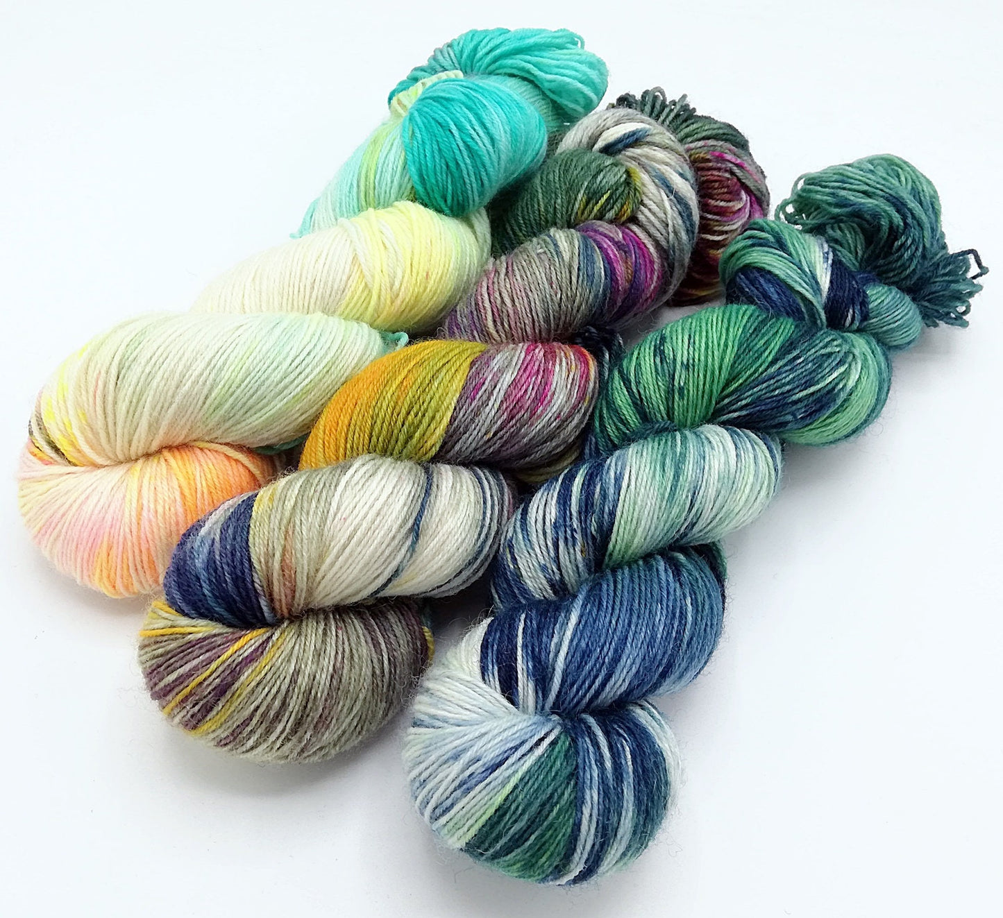 Garn-Set Sockenwolle  3x100g  75  Wolle, 25 Polyamid  #312