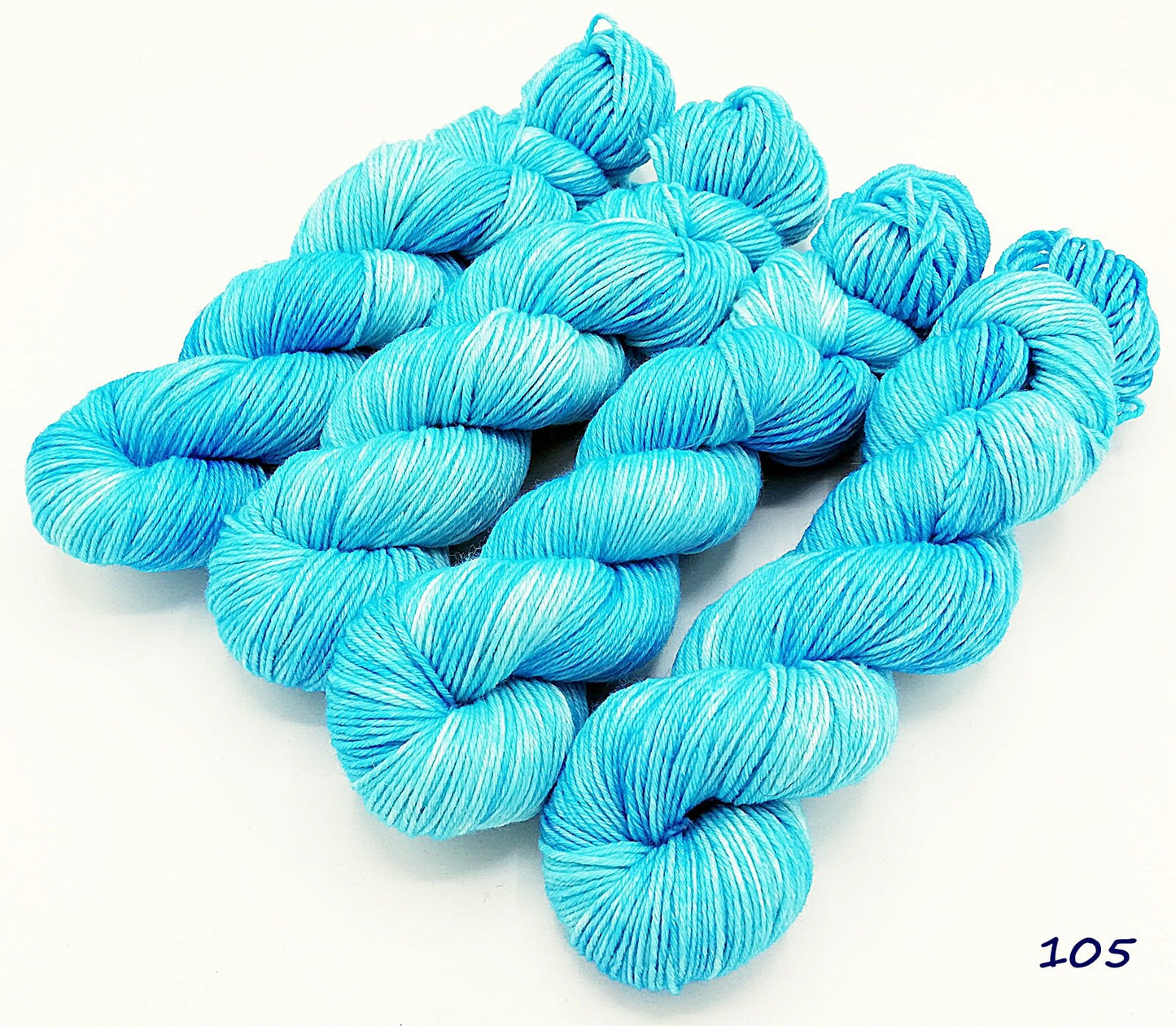 MERINO Sockenwolle  6-fach 75  Wolle, 25 Polyamid 100 g   Nr.105
