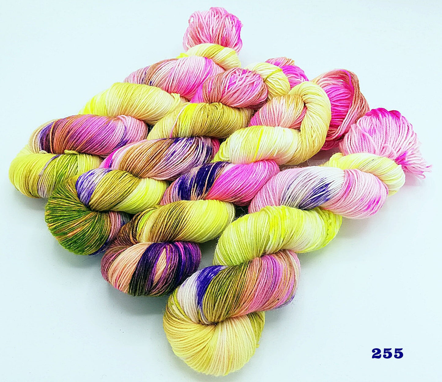 Sockenwolle COZY handgefärbt 75  Wolle, 25 Polyamid 100 g   Nr. 255